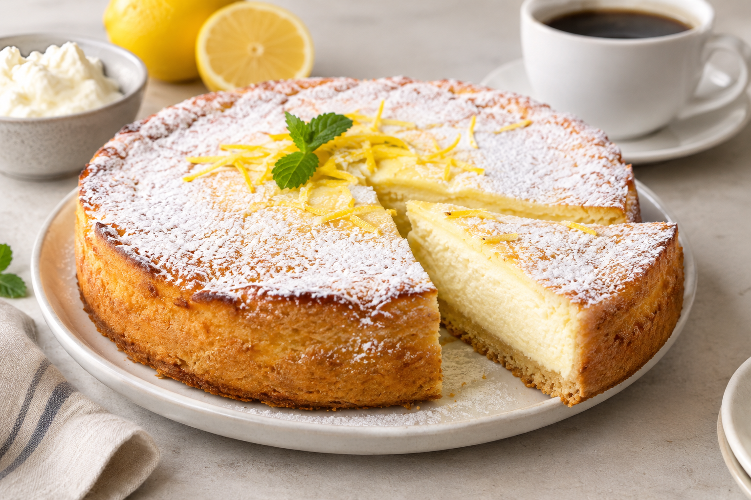 Jak na úžasný tvarohový moučník ke kávě: Recept pro domácí pečení