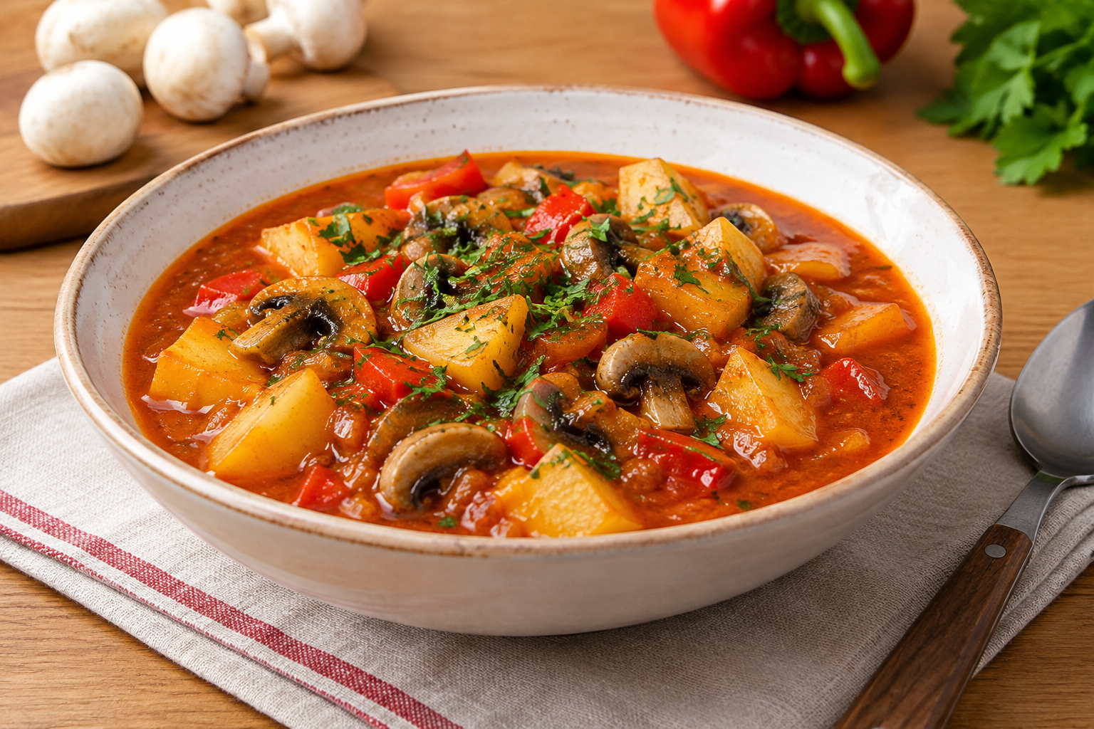 Jak na guláš uherského grófa: Jednoduchý recept bez masa