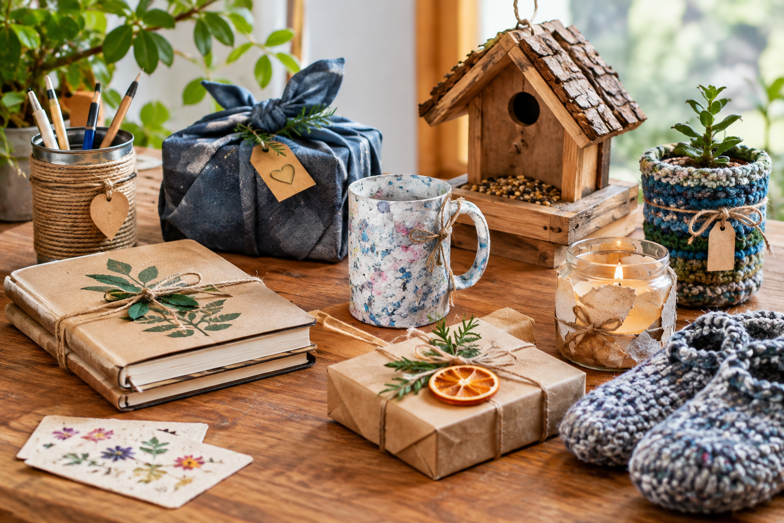 8 nápadů na dárky vyrobené z recyklovaných materiálů