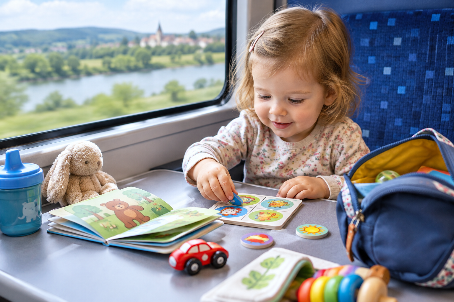 Jak vymyslet zábavu pro batole (1–3 roky) na cestu autobusem nebo vlakem